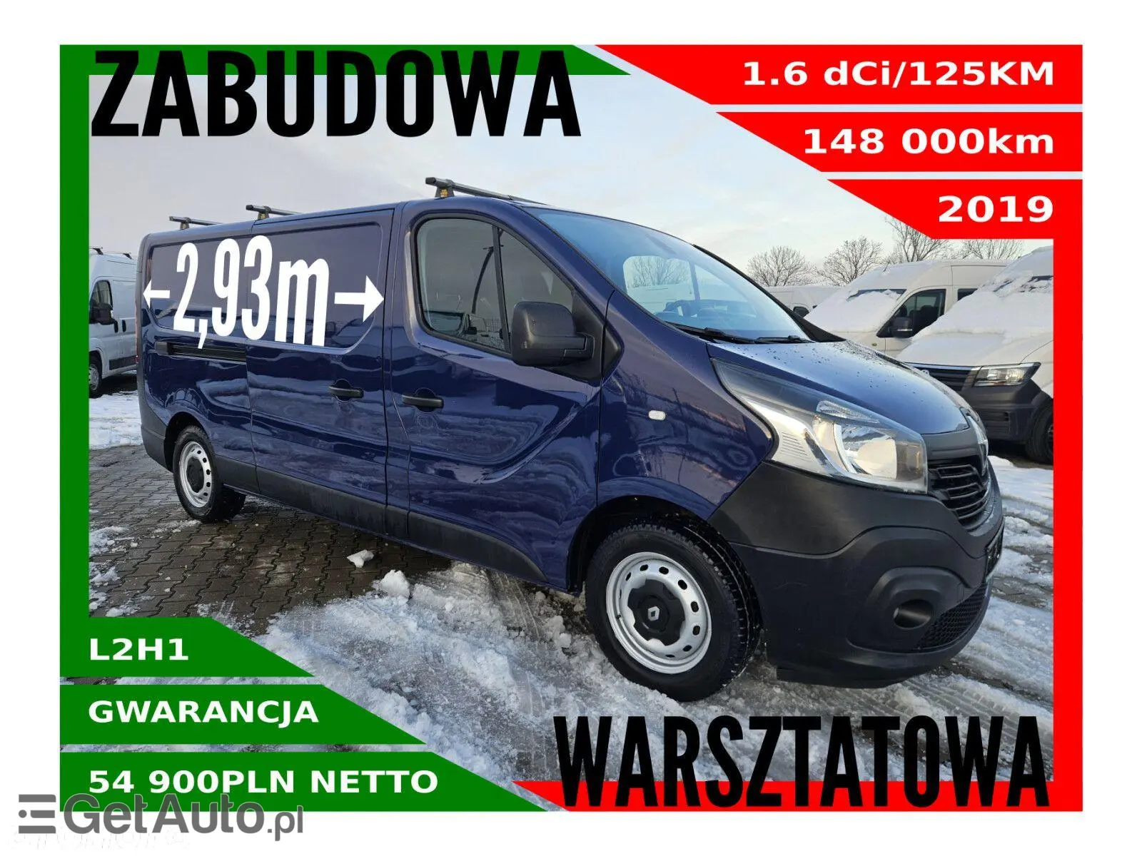 RENAULT Trafic L2H1P2 Pack Clim