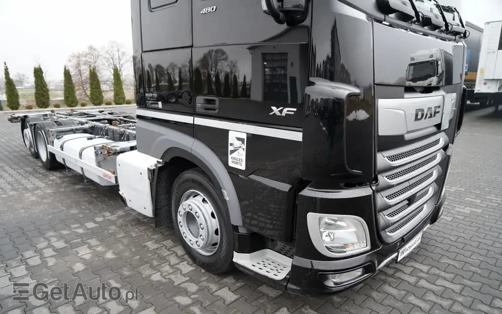 DAF XF 480 / BDF / 6X2 / / SSC / KLIMATYZACJA POSTOJOWA / OŚ PODNOSZONA / MEGA 