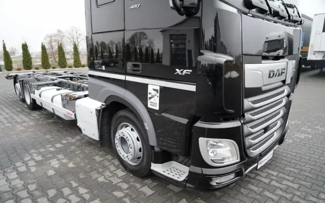 DAF XF 480 / BDF / 6X2 / / SSC / KLIMATYZACJA POSTOJOWA / OŚ PODNOSZONA / MEGA 