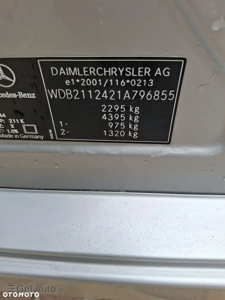 MERCEDES-BENZ Klasa E 200 Kompressor Automatik Elegance