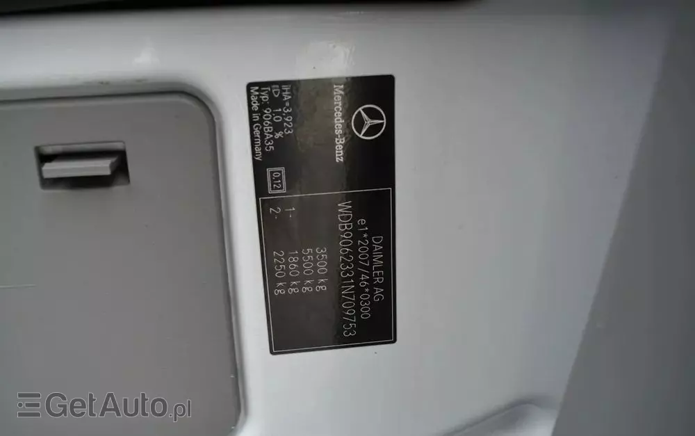 MERCEDES-BENZ Sprinter 316 CDI LIFT DOKA IDEALNY 