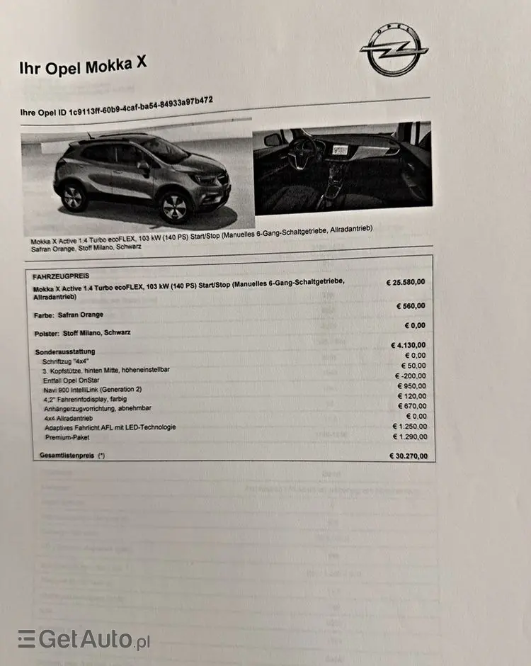 OPEL Mokka 1.4 Turbo ecoFLEX Start/Stop 4x4 Color Innovation