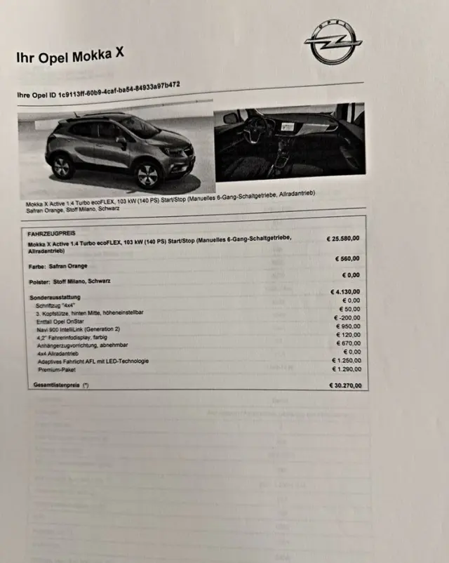 OPEL Mokka 1.4 Turbo ecoFLEX Start/Stop 4x4 Color Innovation