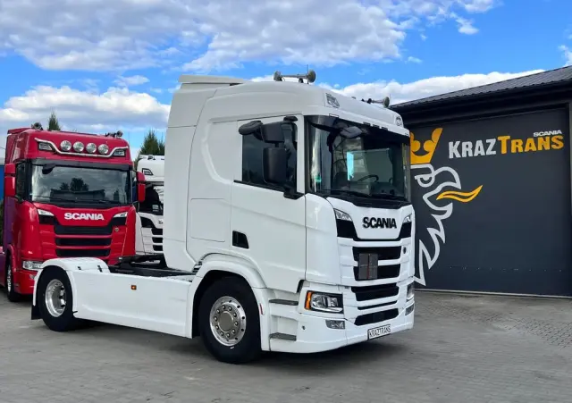 SCANIA R540 full ADR z Niemiec Ledy nawigacja pełna historia kontrakt Scania 