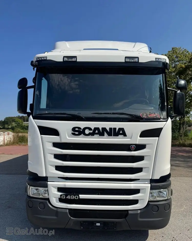 SCANIA Scania G 490 / CHŁODNIA + WINDA / 23 PALETY / EURO6 / OŚ SKRĘTNA / CARRIER 850 / ASO 