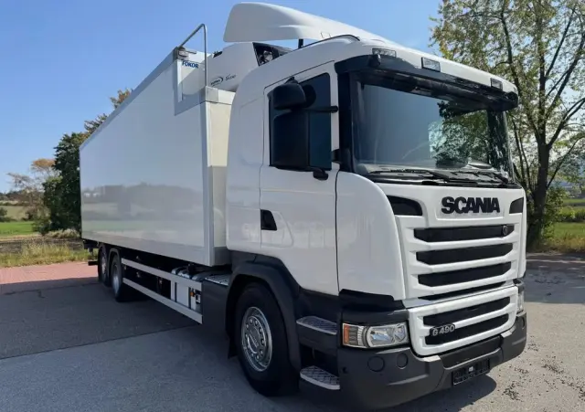 SCANIA Scania G 490 / CHŁODNIA + WINDA / 23 PALETY / EURO6 / OŚ SKRĘTNA / CARRIER 850 / ASO 