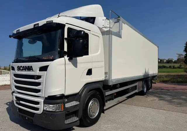 SCANIA Scania G 490 / CHŁODNIA + WINDA / 23 PALETY / EURO6 / OŚ SKRĘTNA / CARRIER 850 / ASO 
