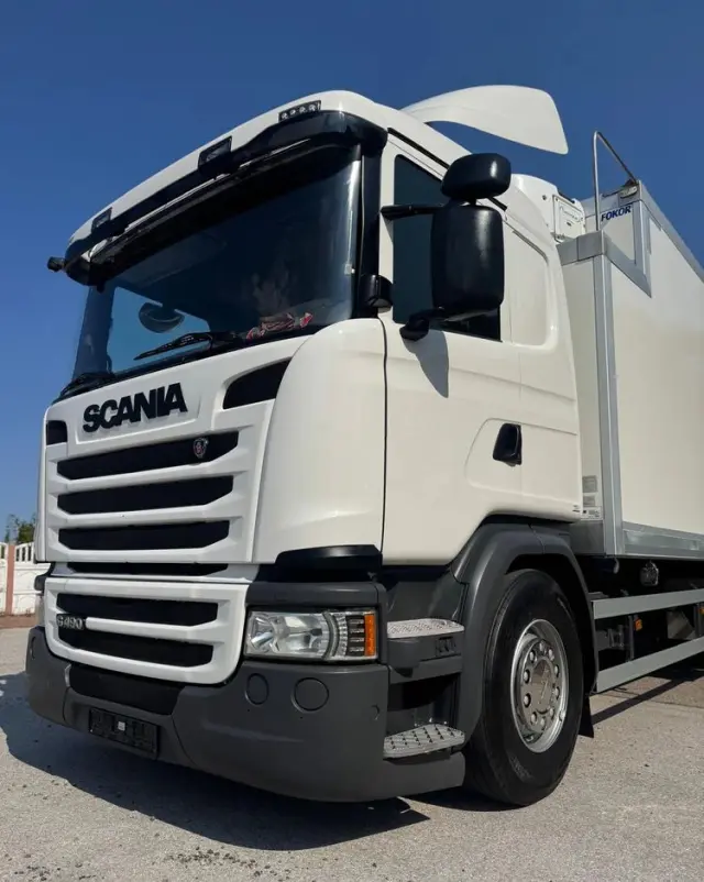 SCANIA Scania G 490 / CHŁODNIA + WINDA / 23 PALETY / EURO6 / OŚ SKRĘTNA / CARRIER 850 / ASO 