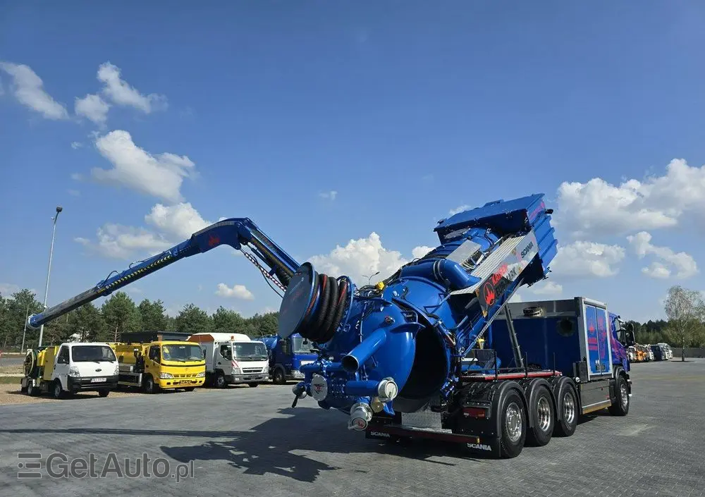 SCANIA EUR-MARK PL8 Ładowarka próżniowa ssąco-nadmuchowa 