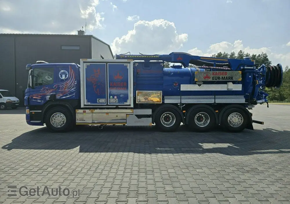 SCANIA EUR-MARK PL8 Ładowarka próżniowa ssąco-nadmuchowa 