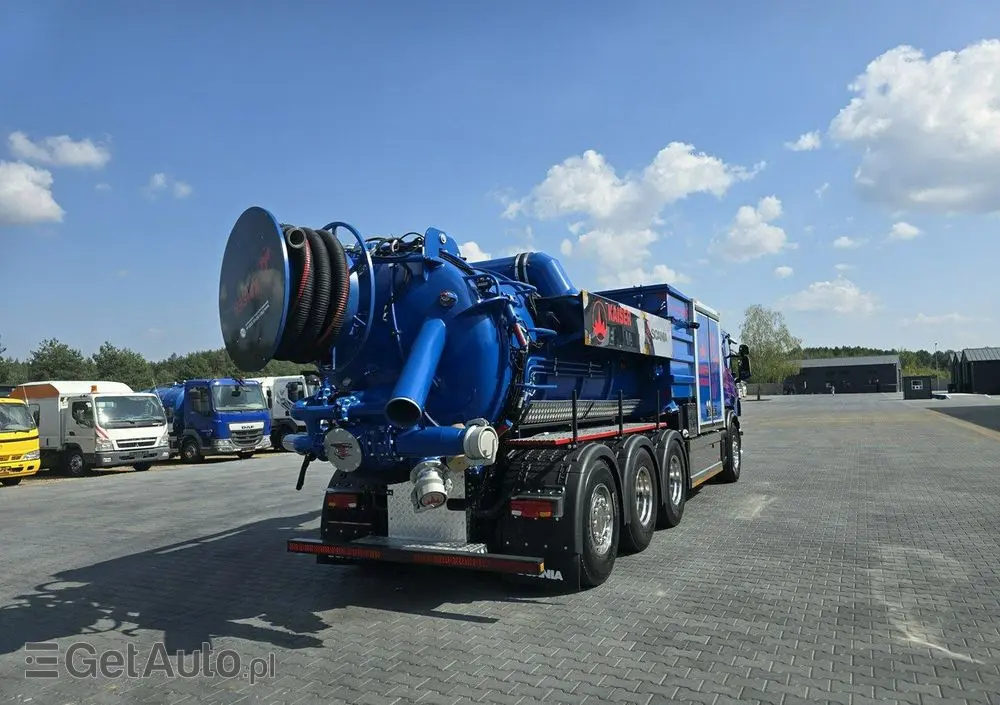 SCANIA EUR-MARK PL8 Ładowarka próżniowa ssąco-nadmuchowa 