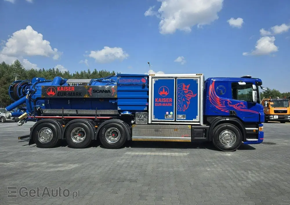 SCANIA EUR-MARK PL8 Ładowarka próżniowa ssąco-nadmuchowa 