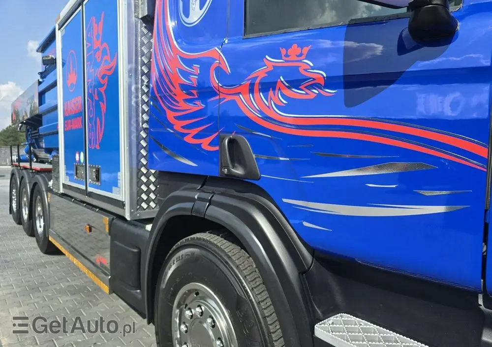 SCANIA EUR-MARK PL8 Ładowarka próżniowa ssąco-nadmuchowa 