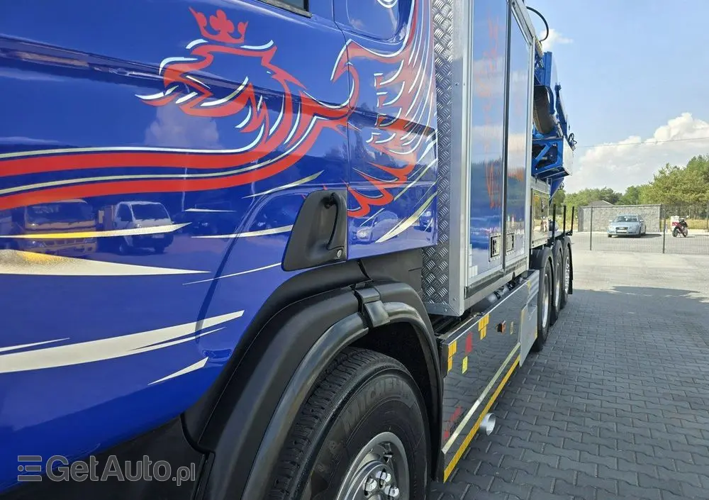 SCANIA EUR-MARK PL8 Ładowarka próżniowa ssąco-nadmuchowa 