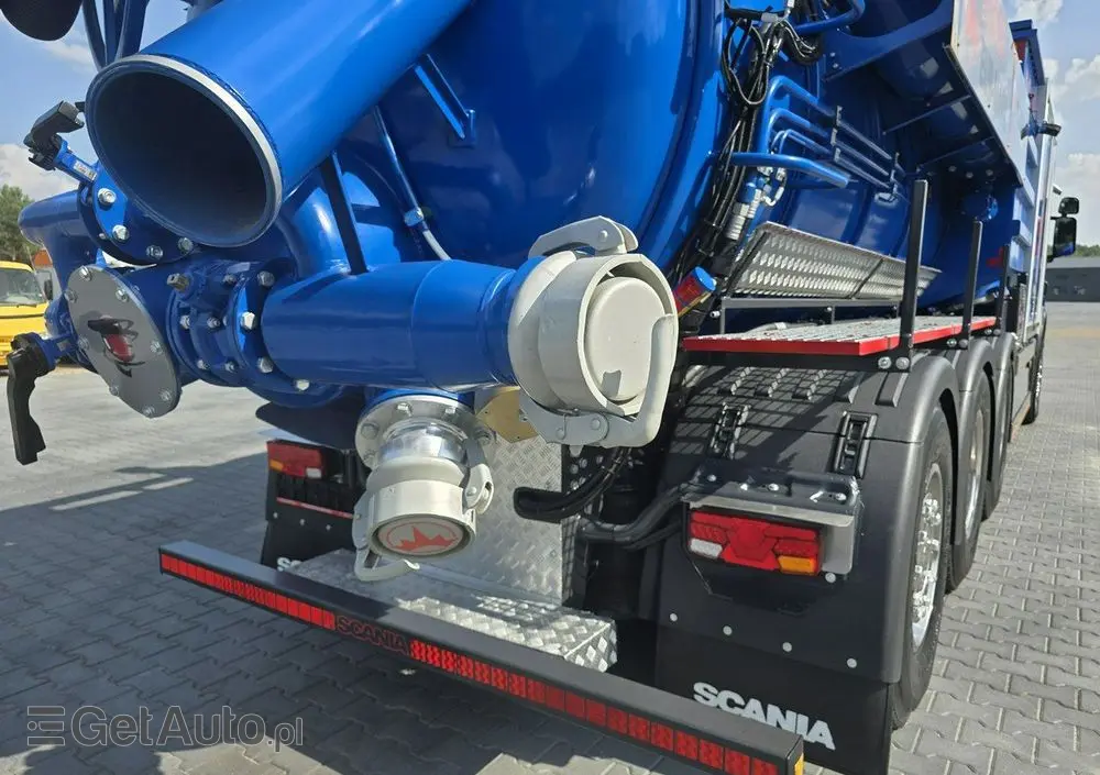 SCANIA EUR-MARK PL8 Ładowarka próżniowa ssąco-nadmuchowa 