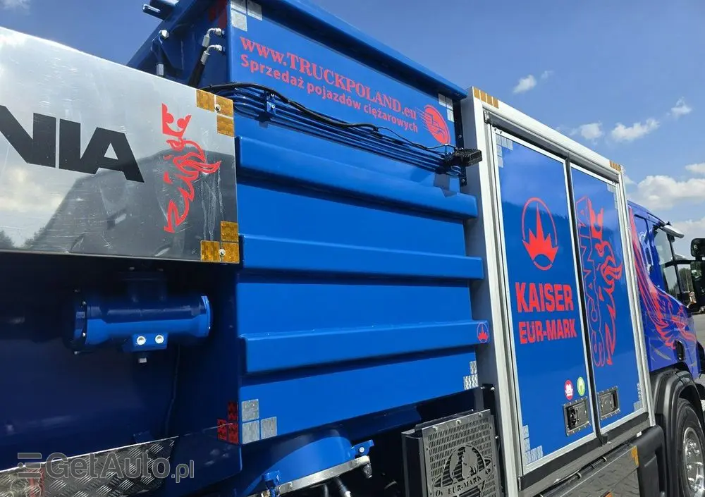 SCANIA EUR-MARK PL8 Ładowarka próżniowa ssąco-nadmuchowa 