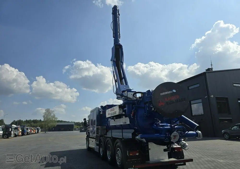 SCANIA EUR-MARK PL8 Ładowarka próżniowa ssąco-nadmuchowa 