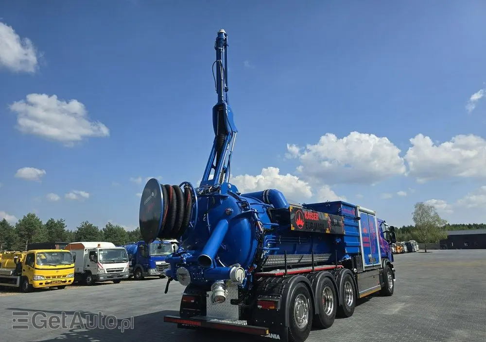 SCANIA EUR-MARK PL8 Ładowarka próżniowa ssąco-nadmuchowa 