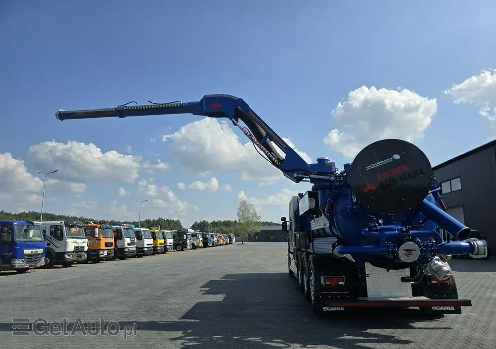 SCANIA EUR-MARK PL8 Ładowarka próżniowa ssąco-nadmuchowa 