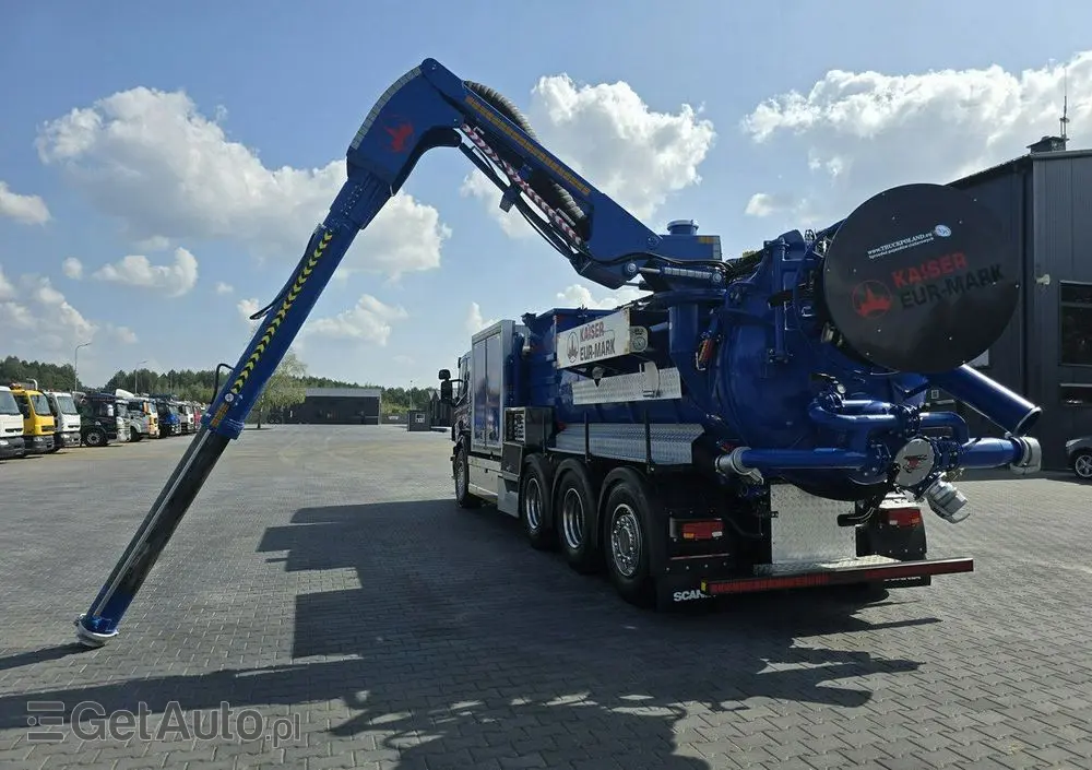 SCANIA EUR-MARK PL8 Ładowarka próżniowa ssąco-nadmuchowa 
