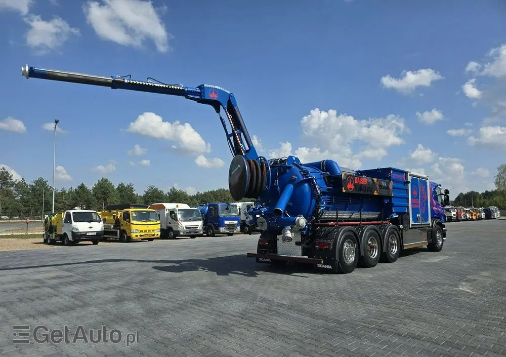 SCANIA EUR-MARK PL8 Ładowarka próżniowa ssąco-nadmuchowa 