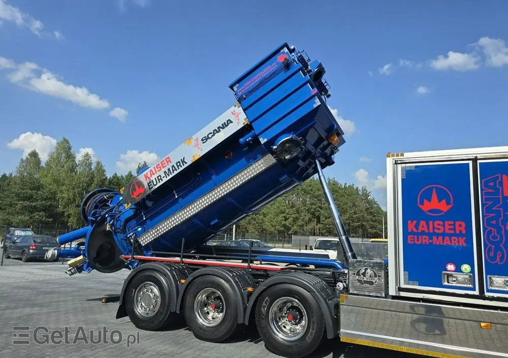 SCANIA EUR-MARK PL8 Ładowarka próżniowa ssąco-nadmuchowa 