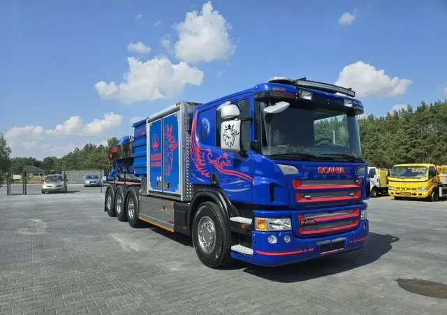SCANIA EUR-MARK PL8 Ładowarka próżniowa ssąco-nadmuchowa 