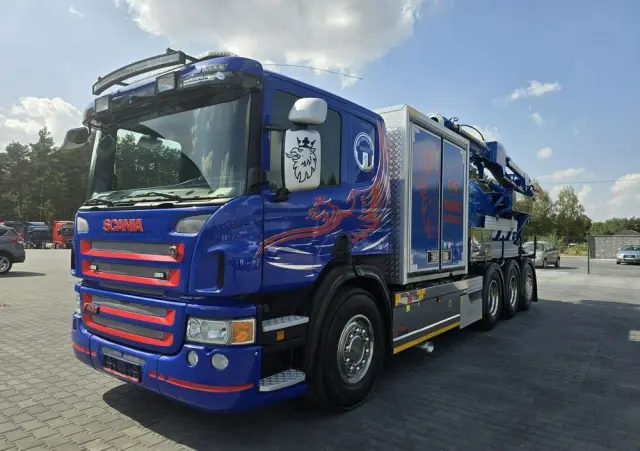 SCANIA EUR-MARK PL8 Ładowarka próżniowa ssąco-nadmuchowa 