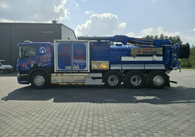 SCANIA EUR-MARK PL8 Ładowarka próżniowa ssąco-nadmuchowa 