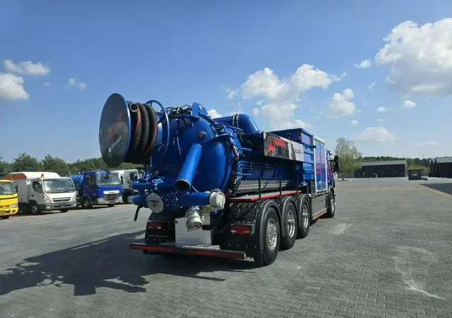 SCANIA EUR-MARK PL8 Ładowarka próżniowa ssąco-nadmuchowa 