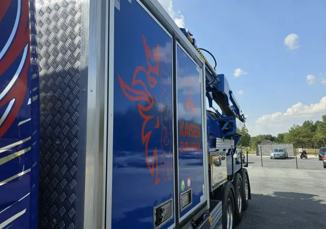 SCANIA EUR-MARK PL8 Ładowarka próżniowa ssąco-nadmuchowa 