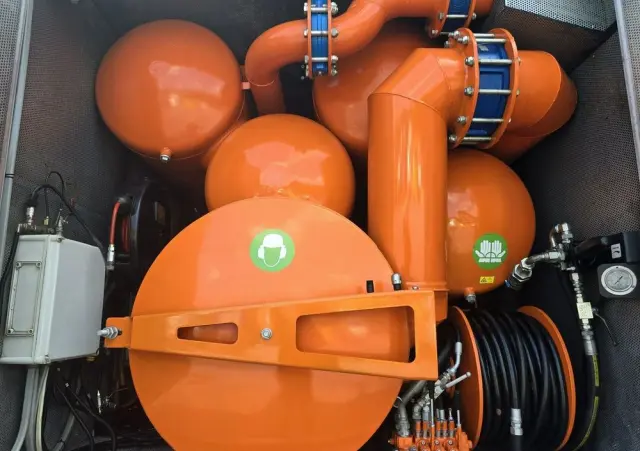 SCANIA EUR-MARK PL8 Ładowarka próżniowa ssąco-nadmuchowa 