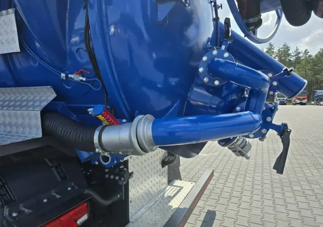 SCANIA EUR-MARK PL8 Ładowarka próżniowa ssąco-nadmuchowa 