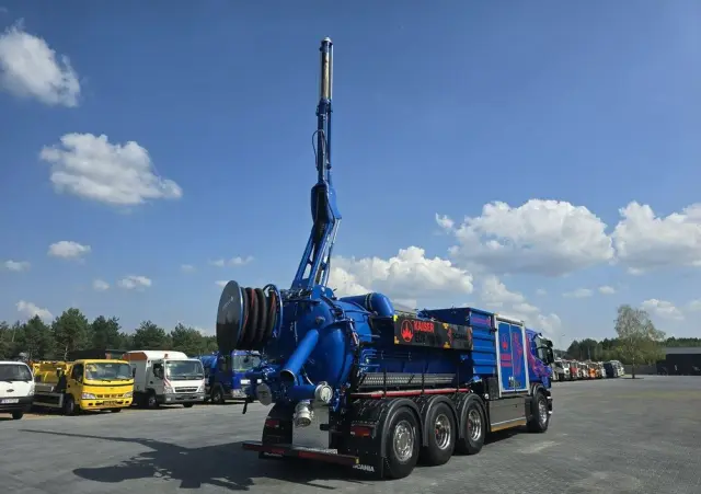 SCANIA EUR-MARK PL8 Ładowarka próżniowa ssąco-nadmuchowa 