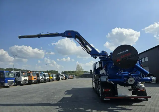 SCANIA EUR-MARK PL8 Ładowarka próżniowa ssąco-nadmuchowa 