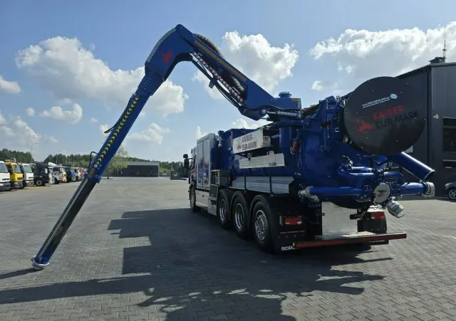 SCANIA EUR-MARK PL8 Ładowarka próżniowa ssąco-nadmuchowa 