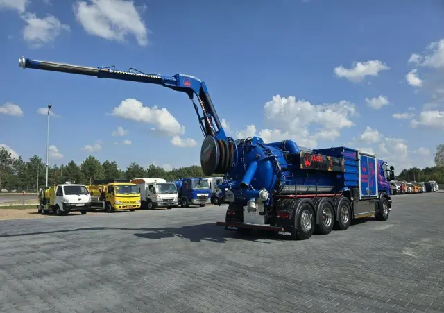 SCANIA EUR-MARK PL8 Ładowarka próżniowa ssąco-nadmuchowa 