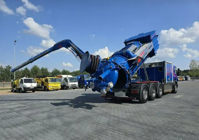 SCANIA EUR-MARK PL8 Ładowarka próżniowa ssąco-nadmuchowa 