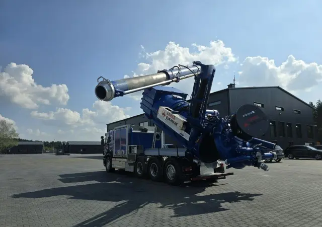 SCANIA EUR-MARK PL8 Ładowarka próżniowa ssąco-nadmuchowa 