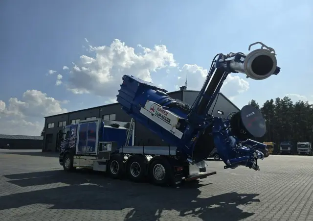 SCANIA EUR-MARK PL8 Ładowarka próżniowa ssąco-nadmuchowa 