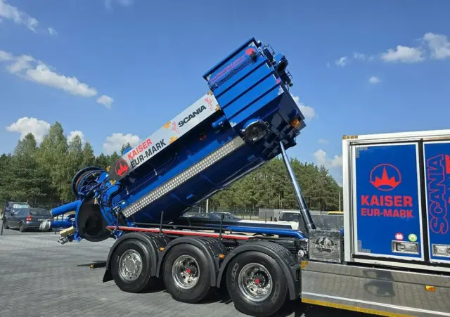 SCANIA EUR-MARK PL8 Ładowarka próżniowa ssąco-nadmuchowa 