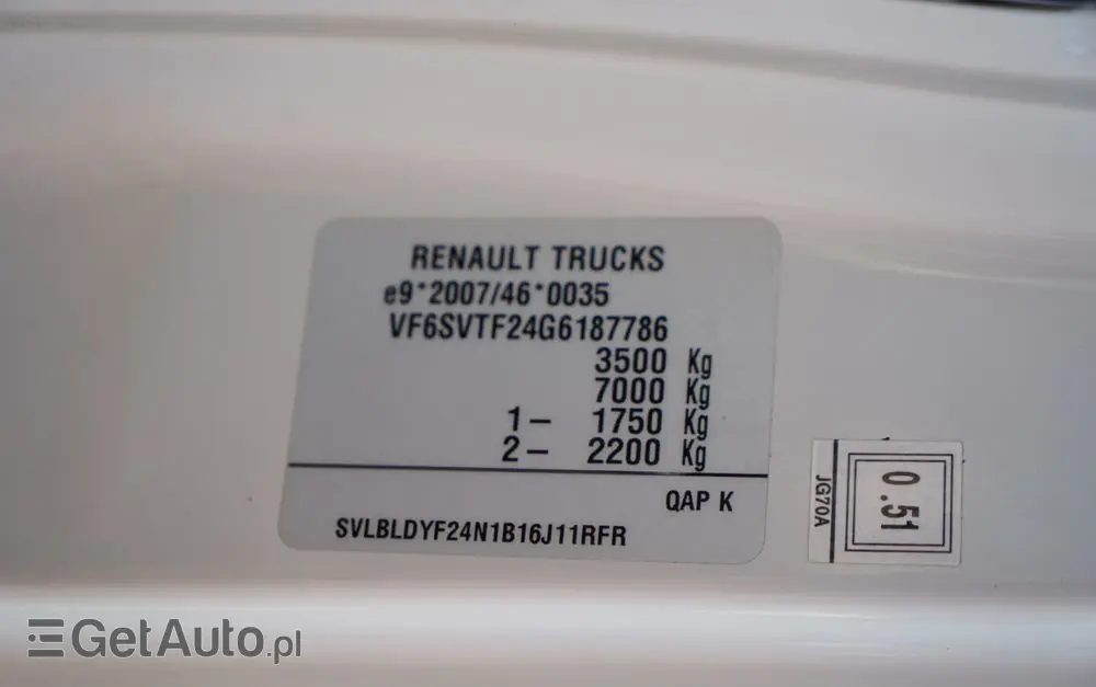 RENAULT MAXITY 140 / ZABUDOWA BURTOWA / BLIŹNIAK / MANUAL / 3 MIEJSCA / 