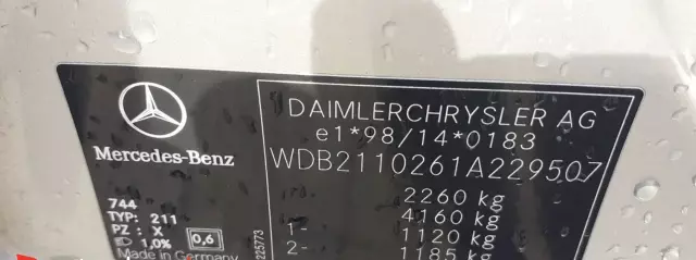 MERCEDES-BENZ Klasa E 