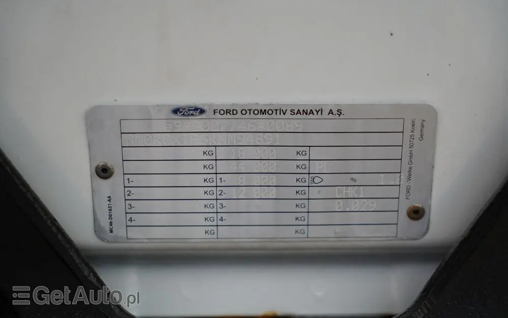 FORD F-MAX 500 / EURO 6 