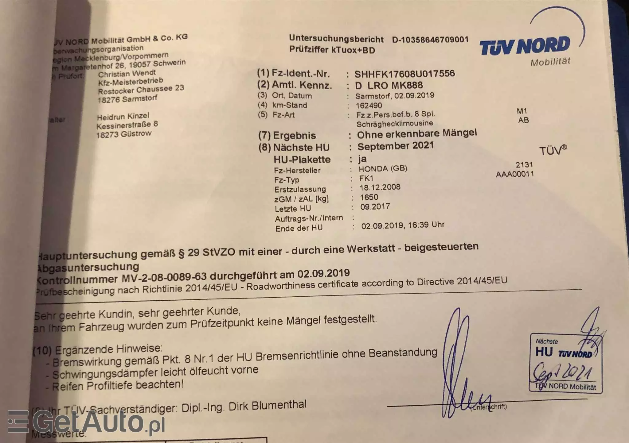 HONDA Civic 1.4i-DSi Sport