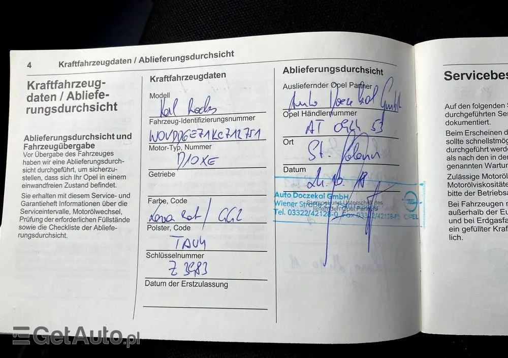 OPEL Karl 1.0 ECOTEC Start/Stop Innovation