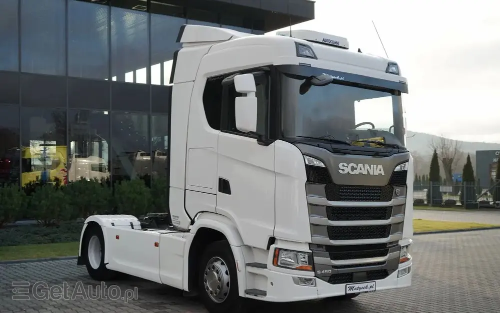SCANIA S 450 / KLIMA POSTOJOWA / CAŁA NA PODUSZKACH  / NAVI 