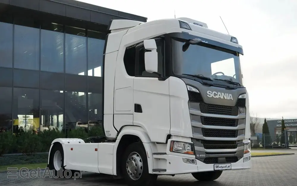 SCANIA S 450 / KLIMA POSTOJOWA / CAŁA NA PODUSZKACH  / NAVI 