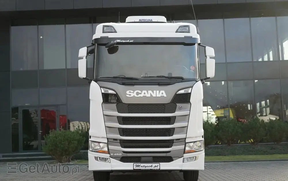 SCANIA S 450 / KLIMA POSTOJOWA / CAŁA NA PODUSZKACH  / NAVI 