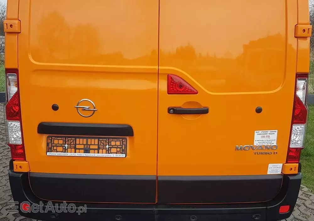 OPEL MOVANO L3H2 KLIMA DŁUGI WYSOKI TEMPOMAT BLASZAK VAN 